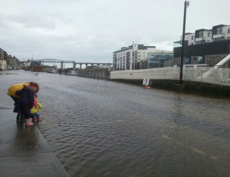 North Quay Flooded, Drogheda